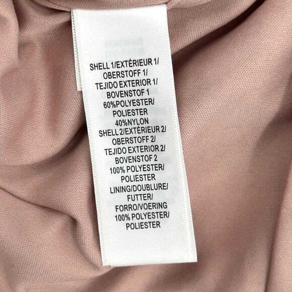 Aidan Mattox Black Lace V-neck Asymmetric Hem Sleeveless Whimsigoth Dress US 2 - Picture 5 of 9